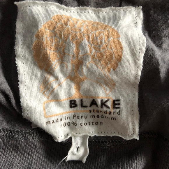 Blake Henley cotton gray tee top M - Picture 6 of 6